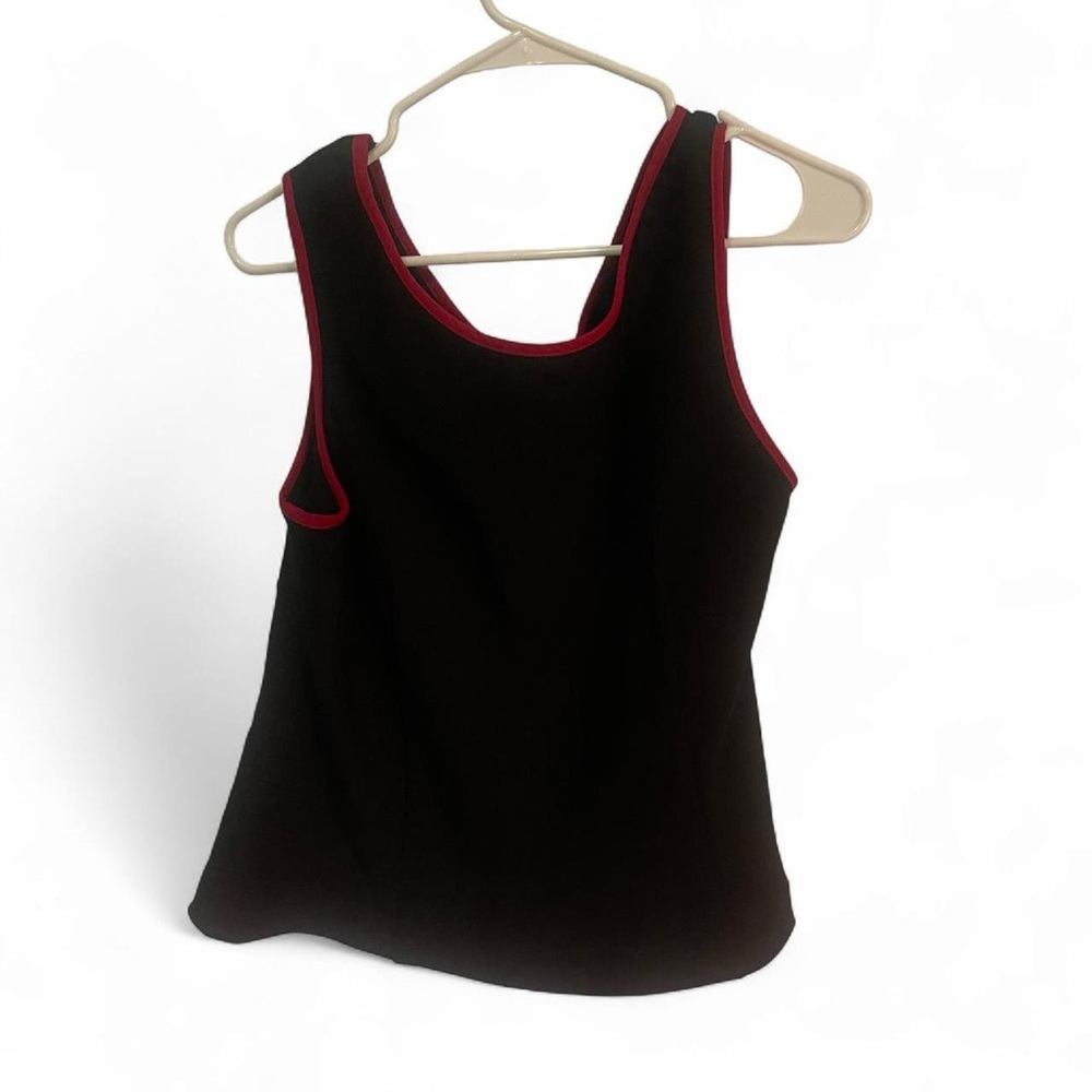 Black and Red Women's Tank Top